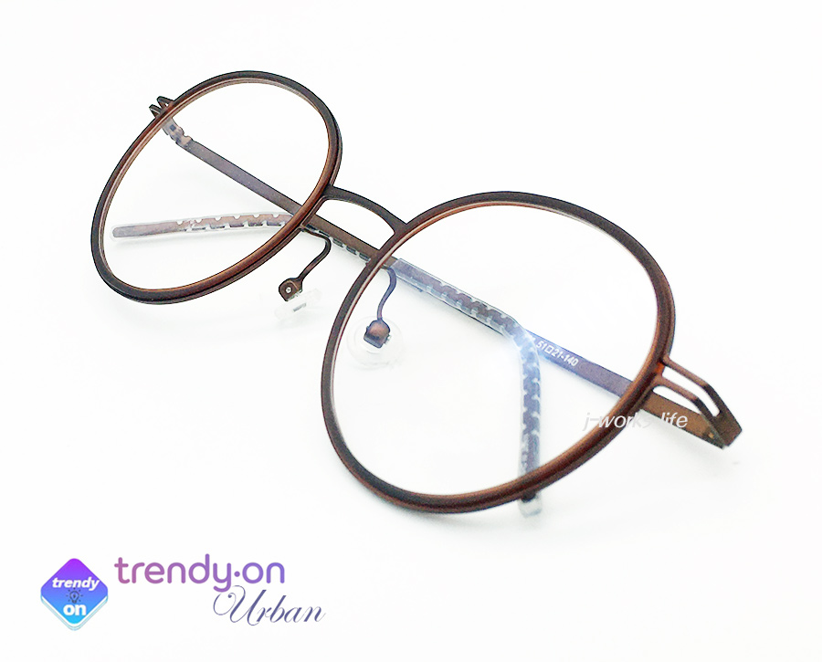 [추가증정]트랜디온 U 고탄성 브라운 솔텍스 안경테 G-M6OOI 새제품