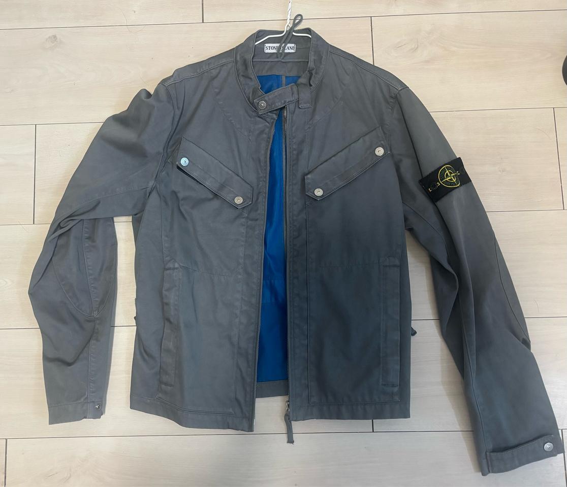 정품 스톤아일랜드 블루종 자켓 100
