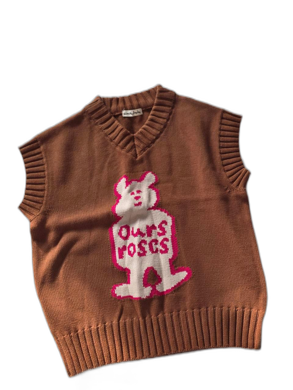 리미떼두두 곰돌이 니트 베스트