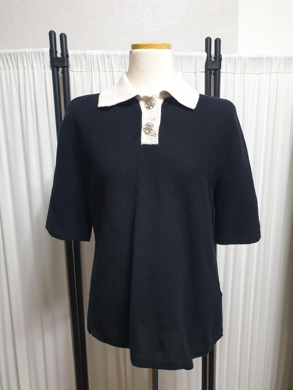 한섬 래트 칼라 니트/95/래트바이티