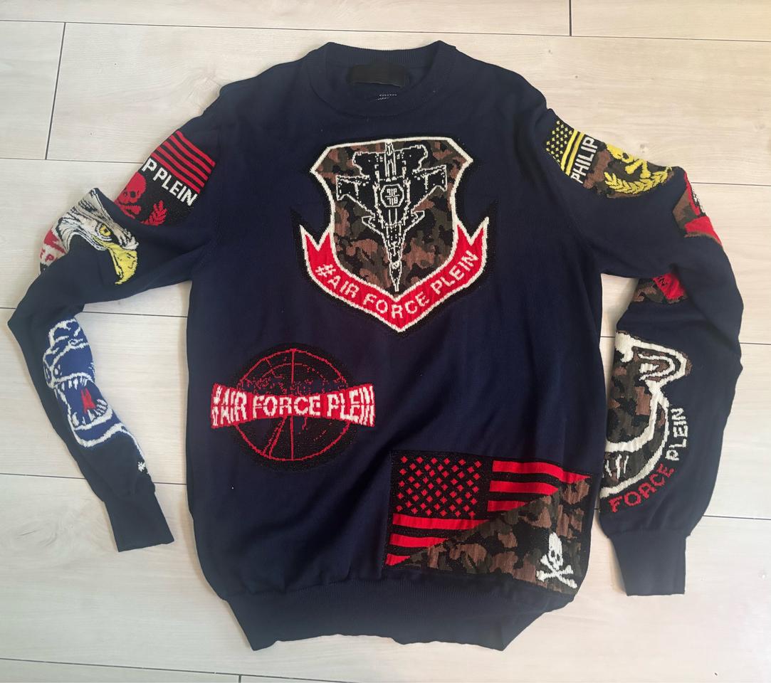 필립플레인 프로스트프루프 니트 티셔츠 국내판 정품 100