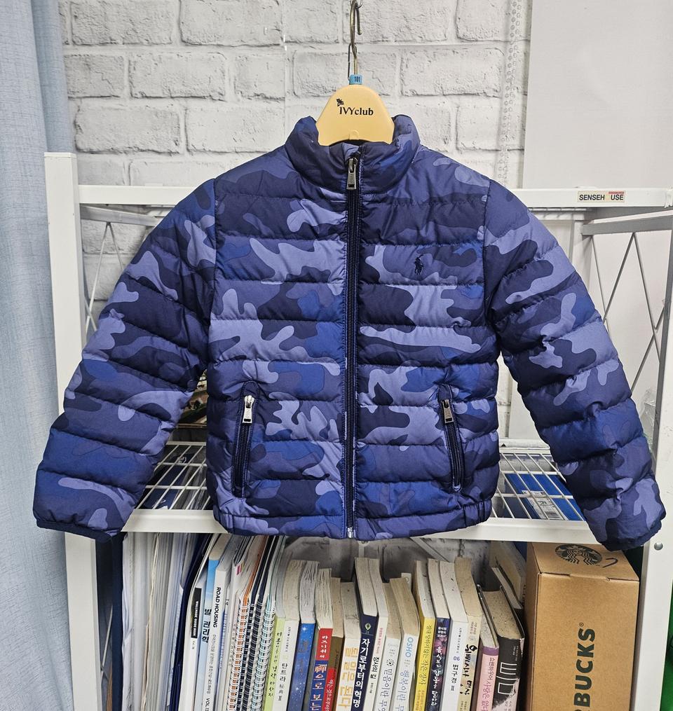 폴로랄프로렌 키즈 경량패딩 5세 남아 카모 다운자켓 MM06