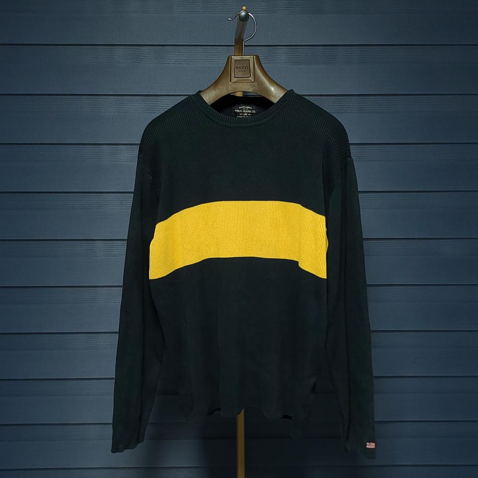 L ) 폴로 랄프로렌 블럭 니트