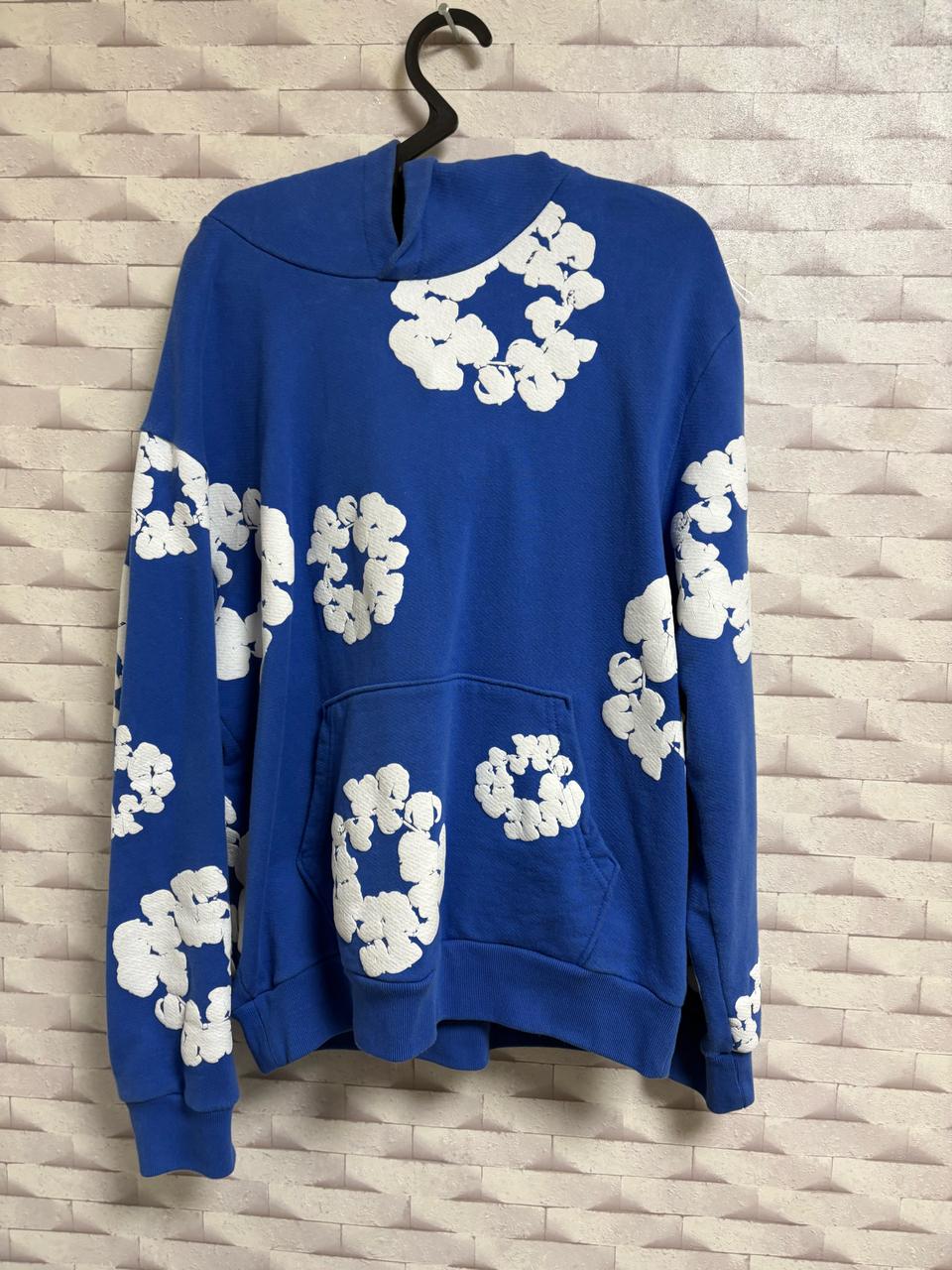 [정품] 데님티어스 블루 후드티