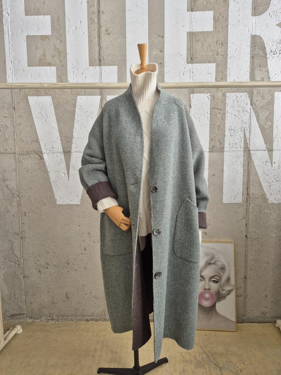 핸드메이드 롱 코트(JK3