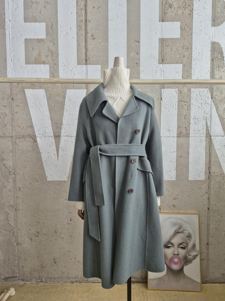 SOOS 핸드메이드 롱코트