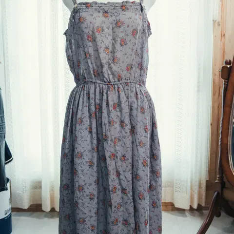 [빈티지] 그레이부케원피스