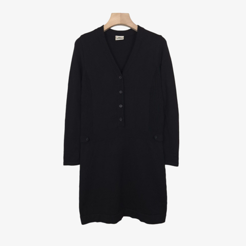 [55-66] 라코스테 블랙 울 니트 원피스