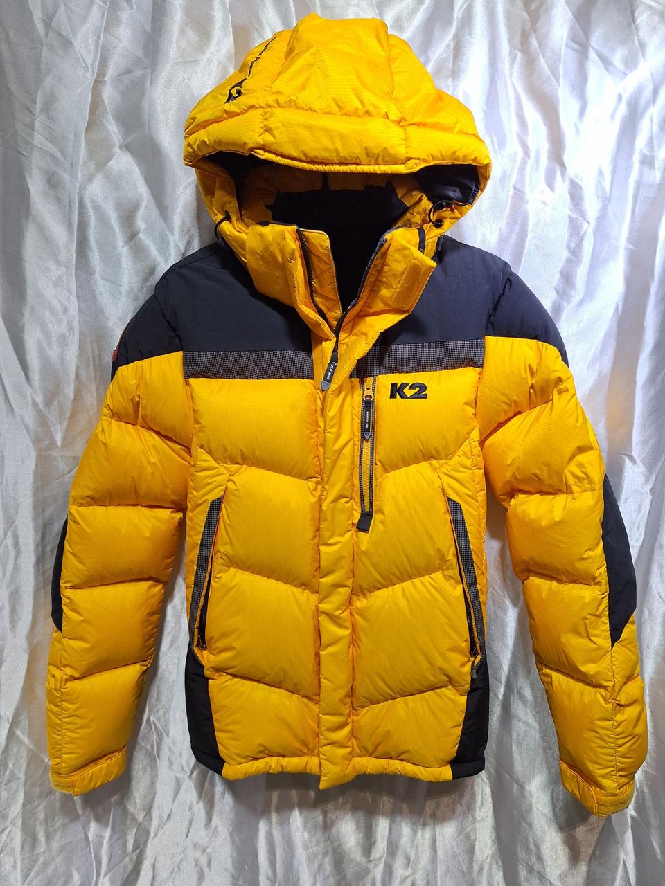 K2 노란색 다운 패딩 85사이즈