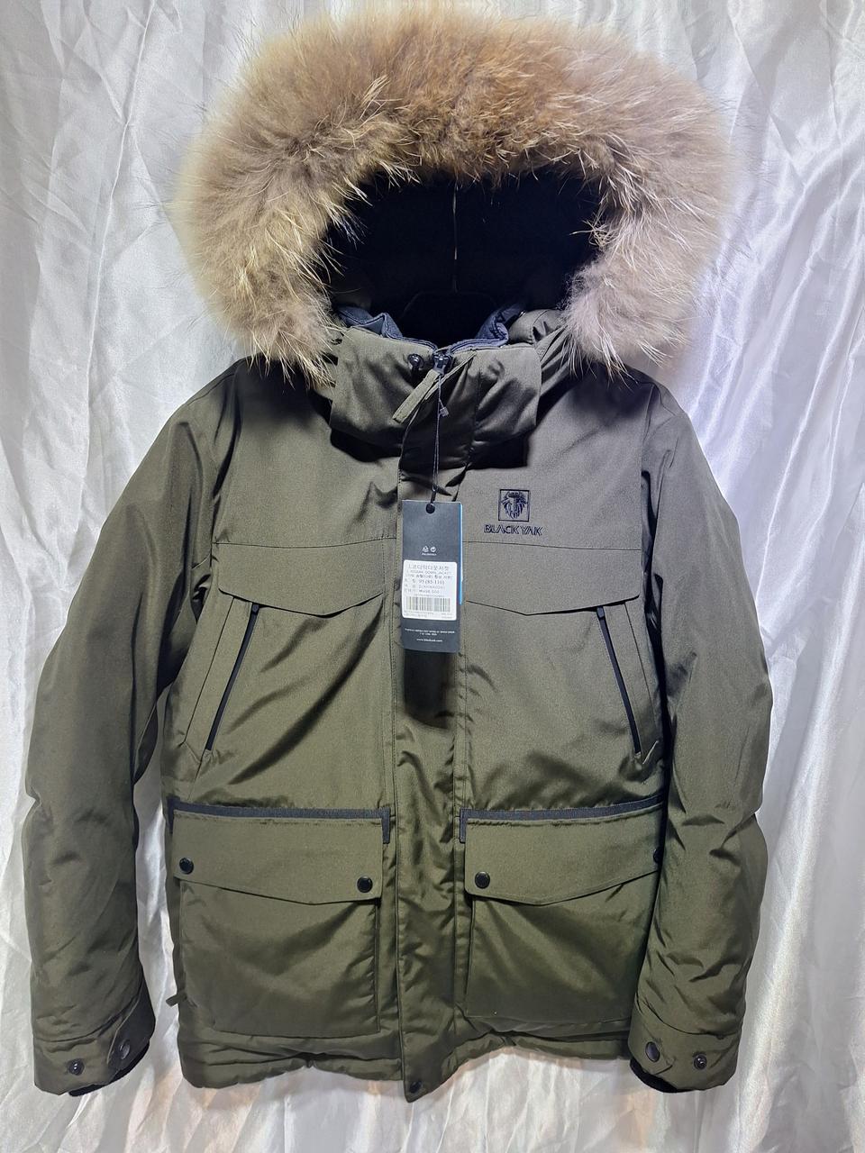 블랙야크 코디악 다운 자켓 95 카키(미사용)