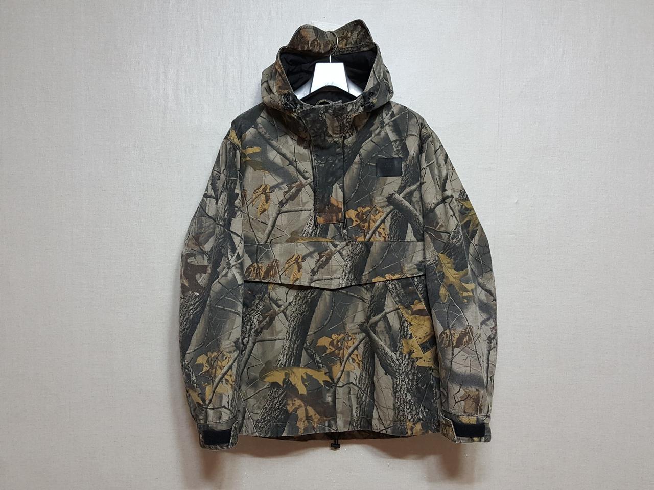 자라 데님 후드 반집업 하프 남성 패딩자켓 95-100 거의새것