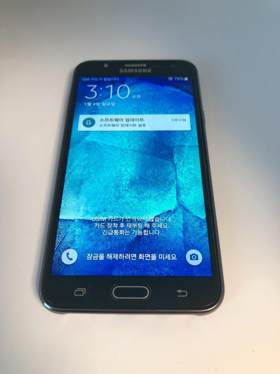 갤럭시 J7(2015) 블랙 기기 판매(64645)