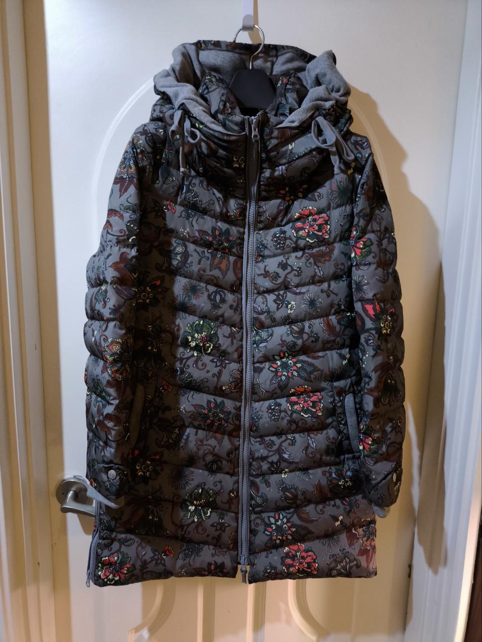 M 오일릴리 플라워 덕다운 경량패딩