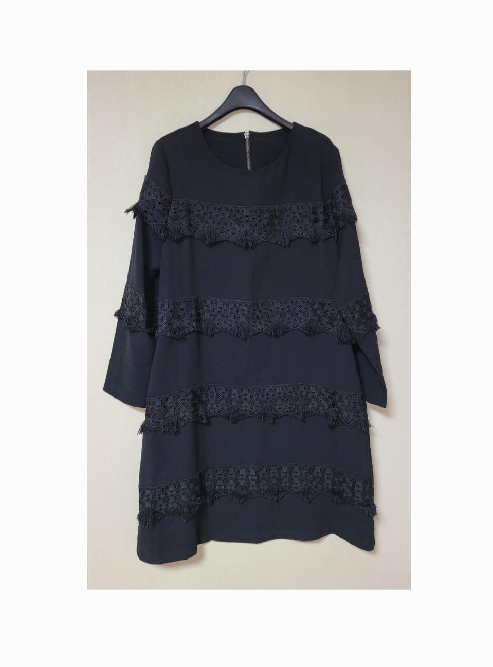 블랙 레이스 원피스 95