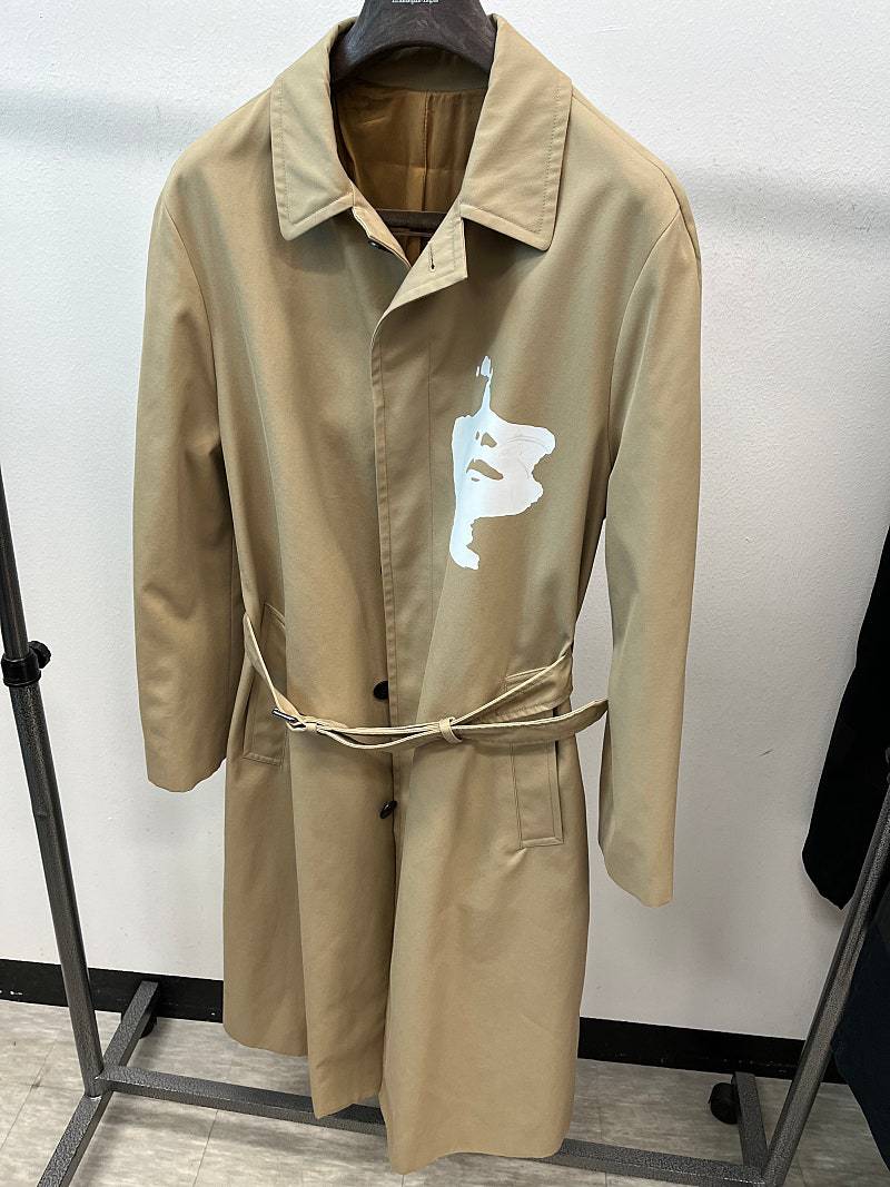 105) 닐바렛 프린트 트렌치코트