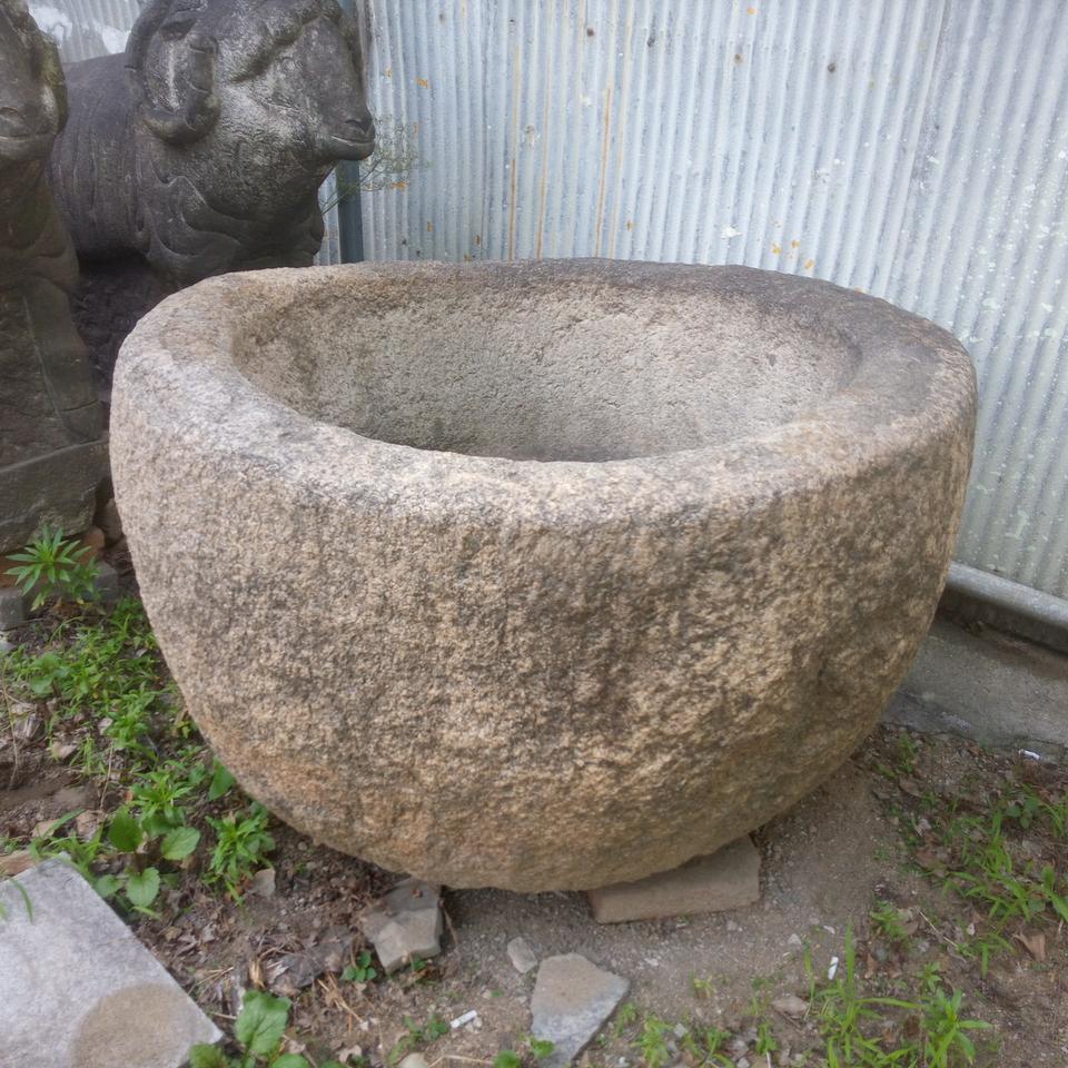 약 250년 된 조선시대 대형 물확 / 돌확 / 학독 / 석물