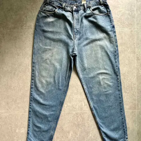 00's 리바이스 550 워싱 데님 34"