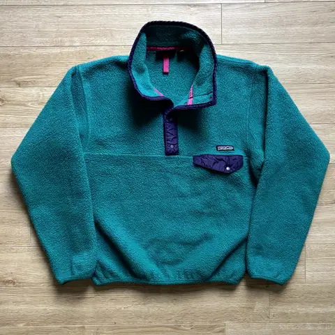 90's 파타고니아 신칠라 Snap-T 플리스 풀오버 S(95~100)