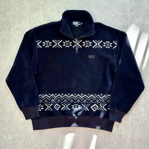 90's 폴로 랄프로렌 1/4 Zip-Up 플리스 풀오버 XL(105)