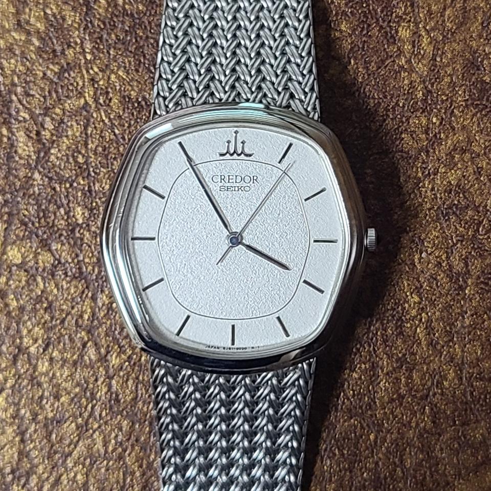 세이코 크레도르 남성 쿼츠시계 양성공용