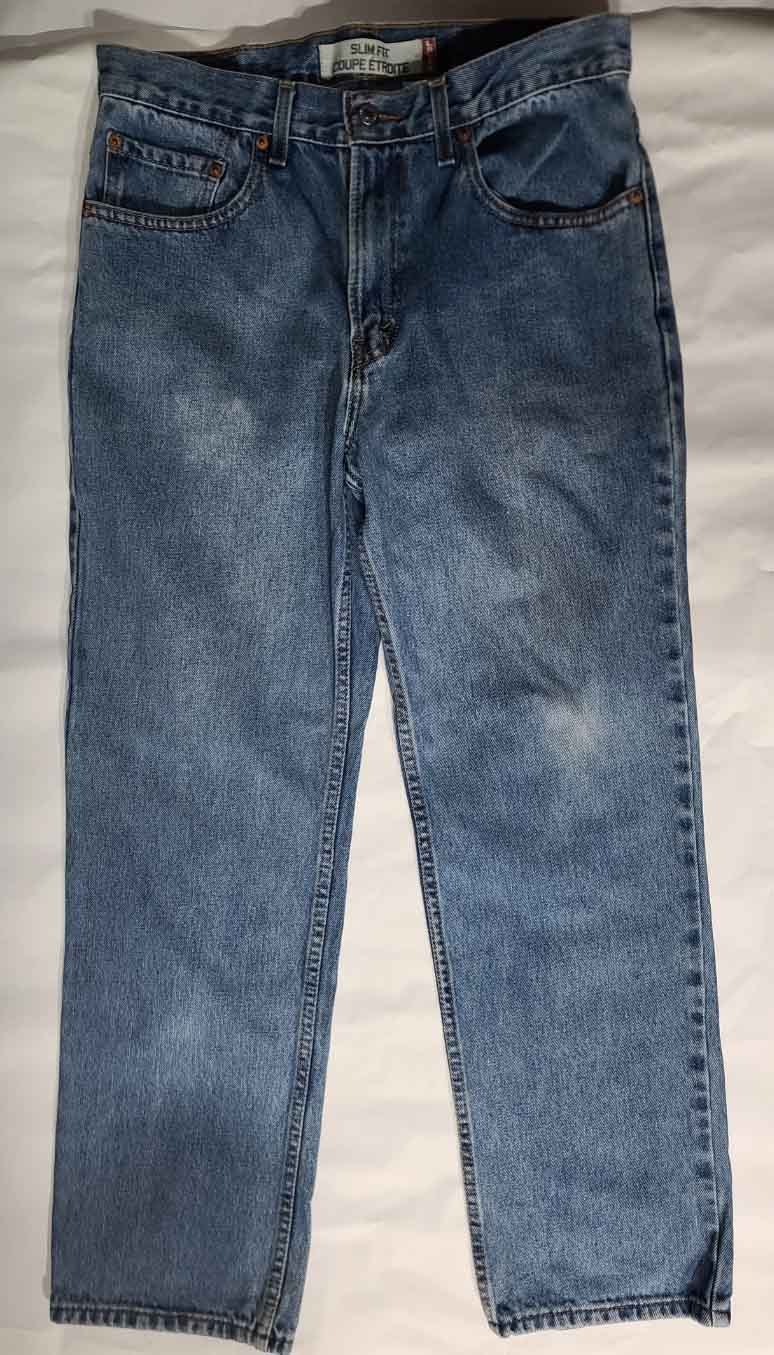 리바이스슬림핏 청바지 W34