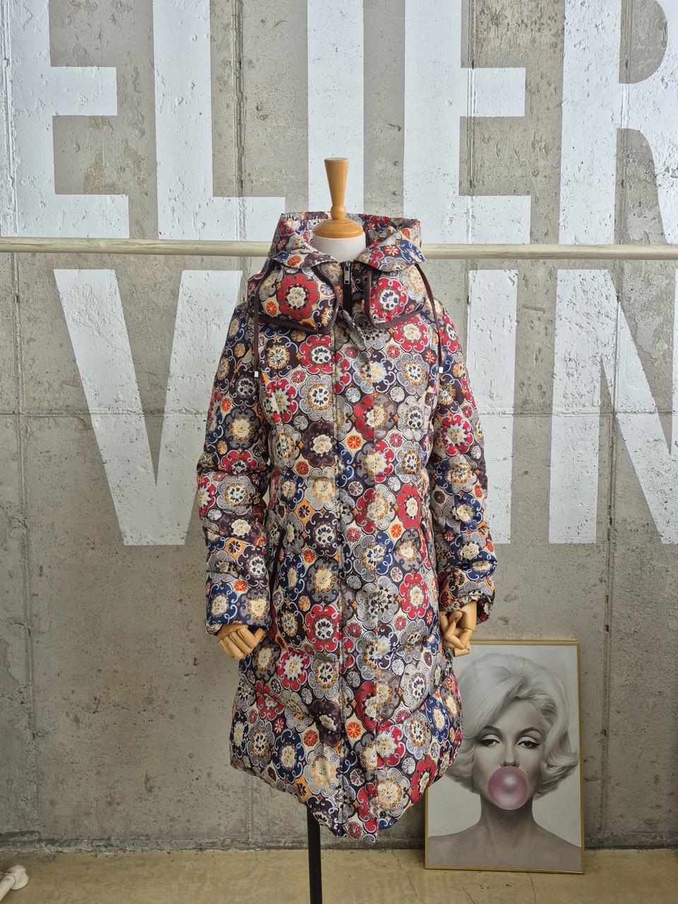 오일릴리 다운 후드패딩