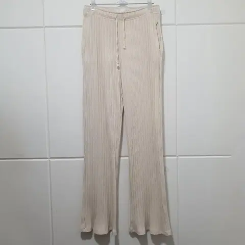 니브 Neev 슬림 골지 밴딩 팬츠 사이즈 F