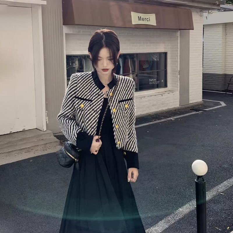 트위드 스트라이프 자켓free