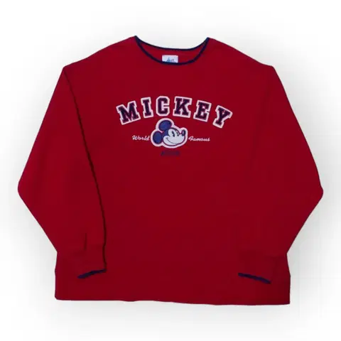 택포) 디즈니 미키마우스 맨투맨 L
