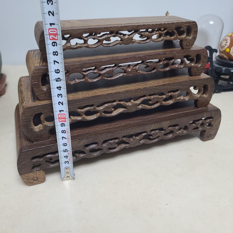 천연목 투각 좌대 세트 2종