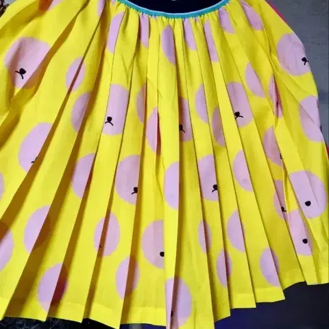 베베베베 여아 양면 주름 스커트 XL