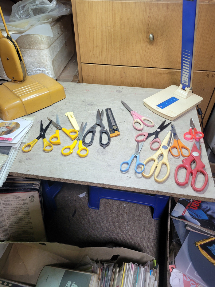 상태 좋은 일제 공작, 사무용 가위 일괄