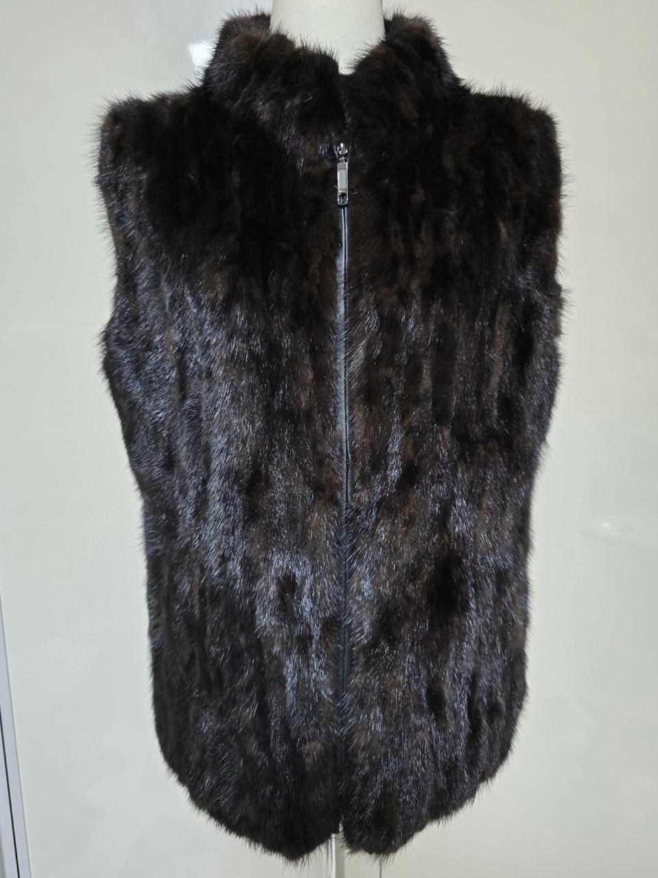 선진모피 천연 밍크 베스트 66 상태좋아요 운포