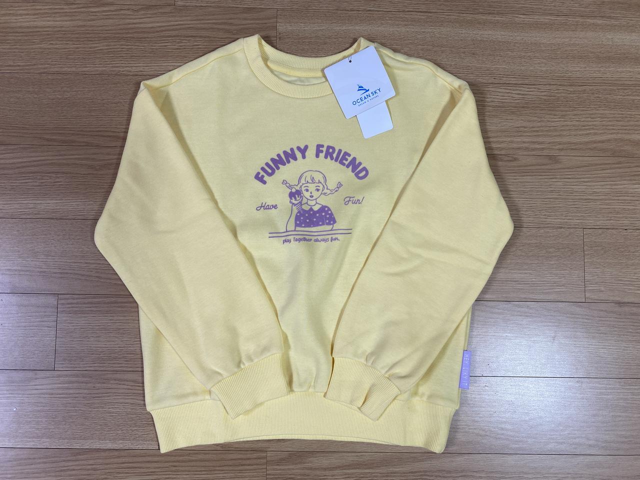 오션스카이 기모 맨투맨 130