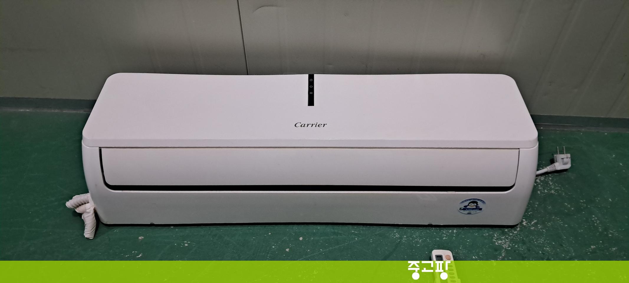 3387 캐리어 11평 벽걸이에어컨(화이트+정속형)
