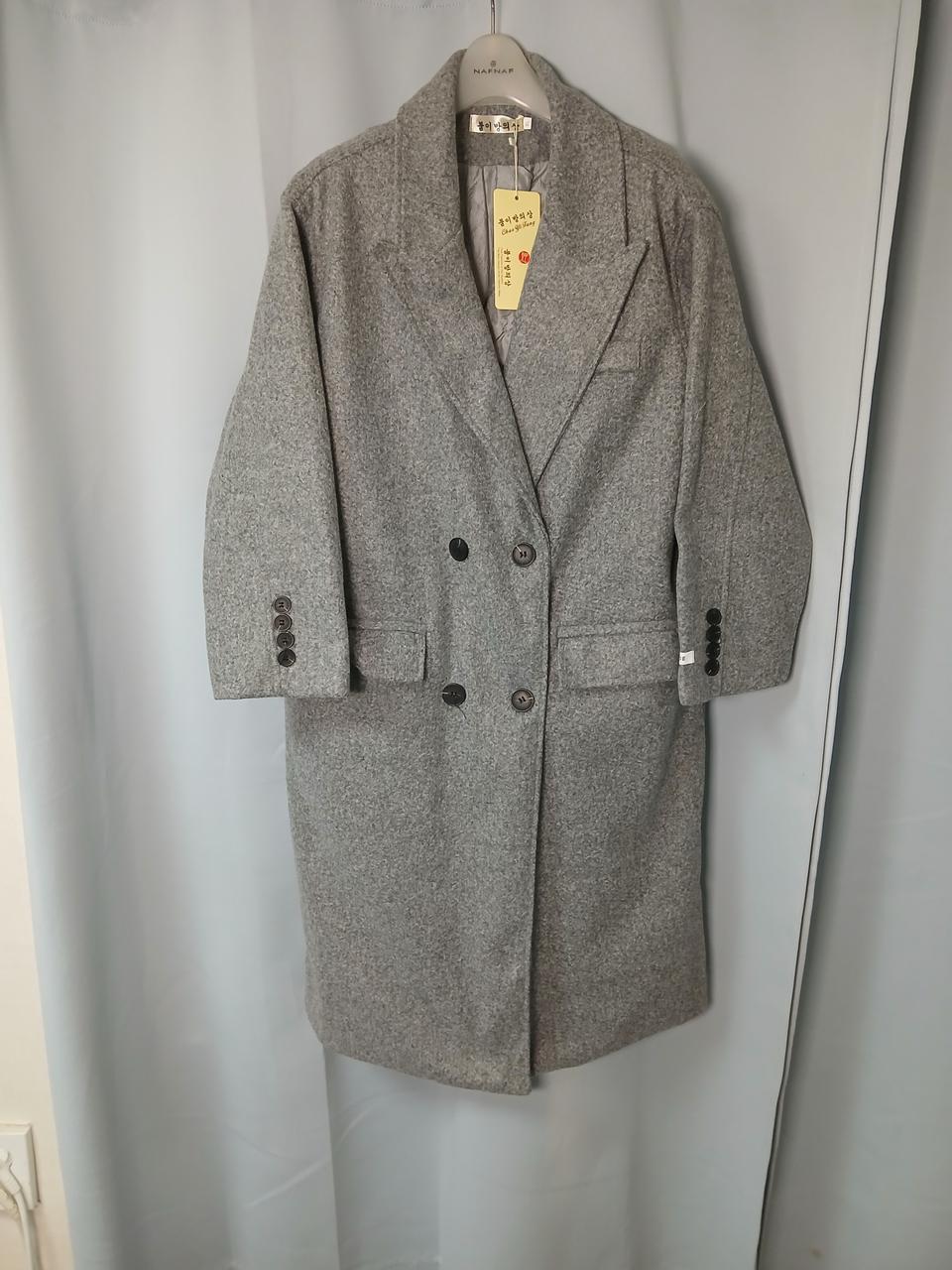 핸드메이드 더블 코트(새상품)-XL택있음