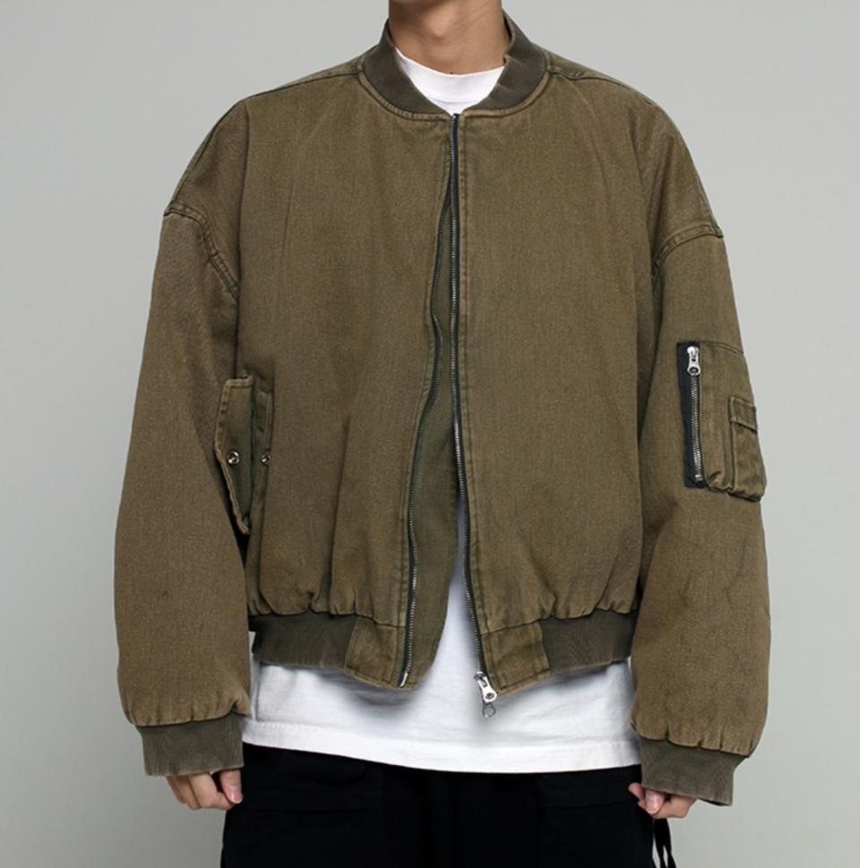 오버도우  탄 카키 봄버L