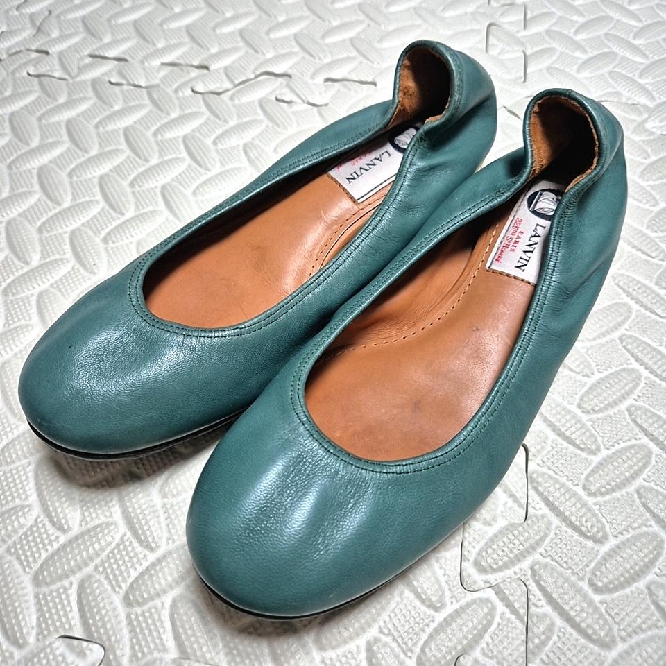 랑방 양가죽 플랫 슈즈