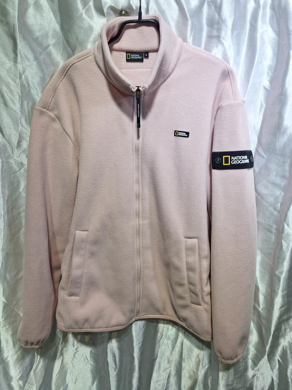 내셔널지오그래픽 뽀글이 플리스 핑크 M(남.여)