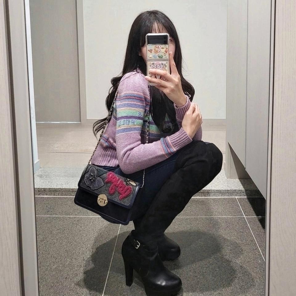 랄프로렌 폴로 - 러블리 캐주얼 연보라 니트