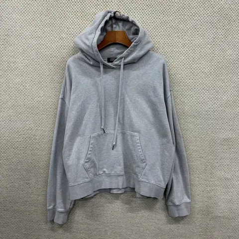 무신사스탠다드 캐주얼 무지 숏 후드티 100 A00615