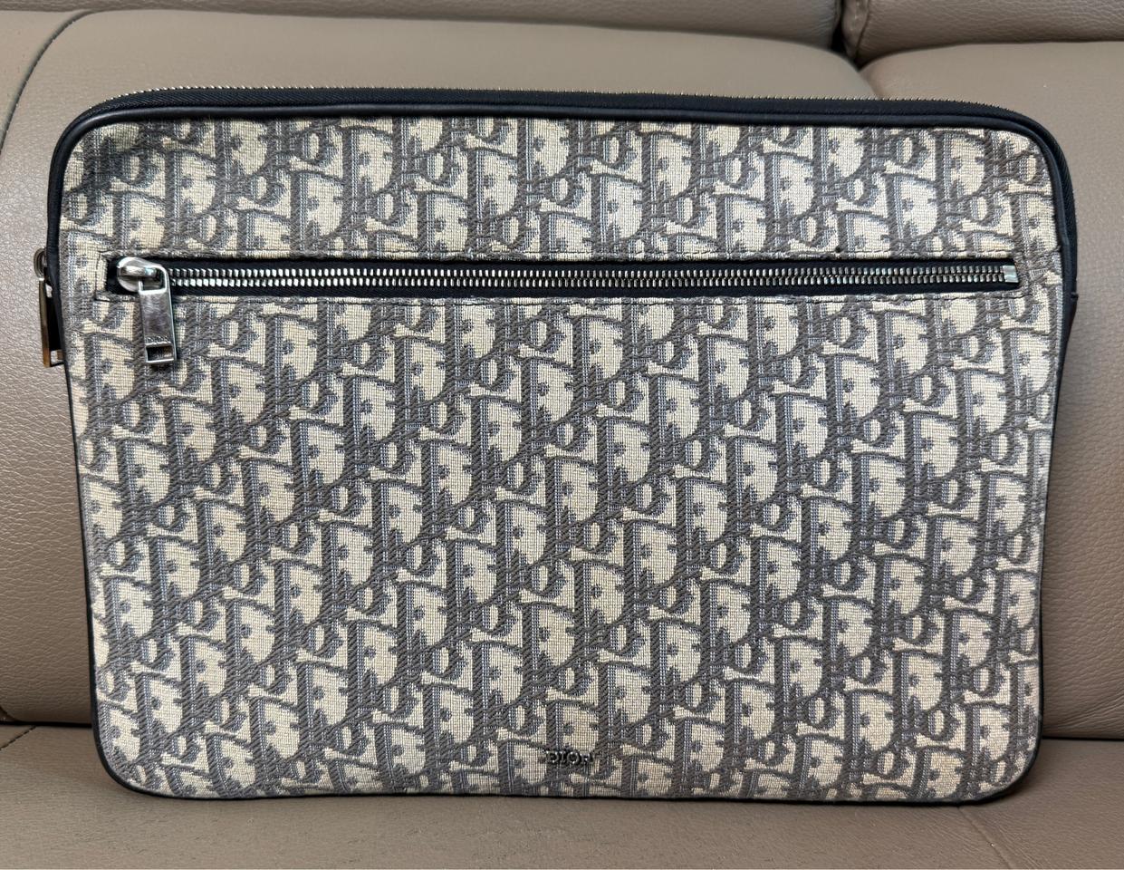 디올 오블리크 랩탑 노트북 케이스 파우치 클러치