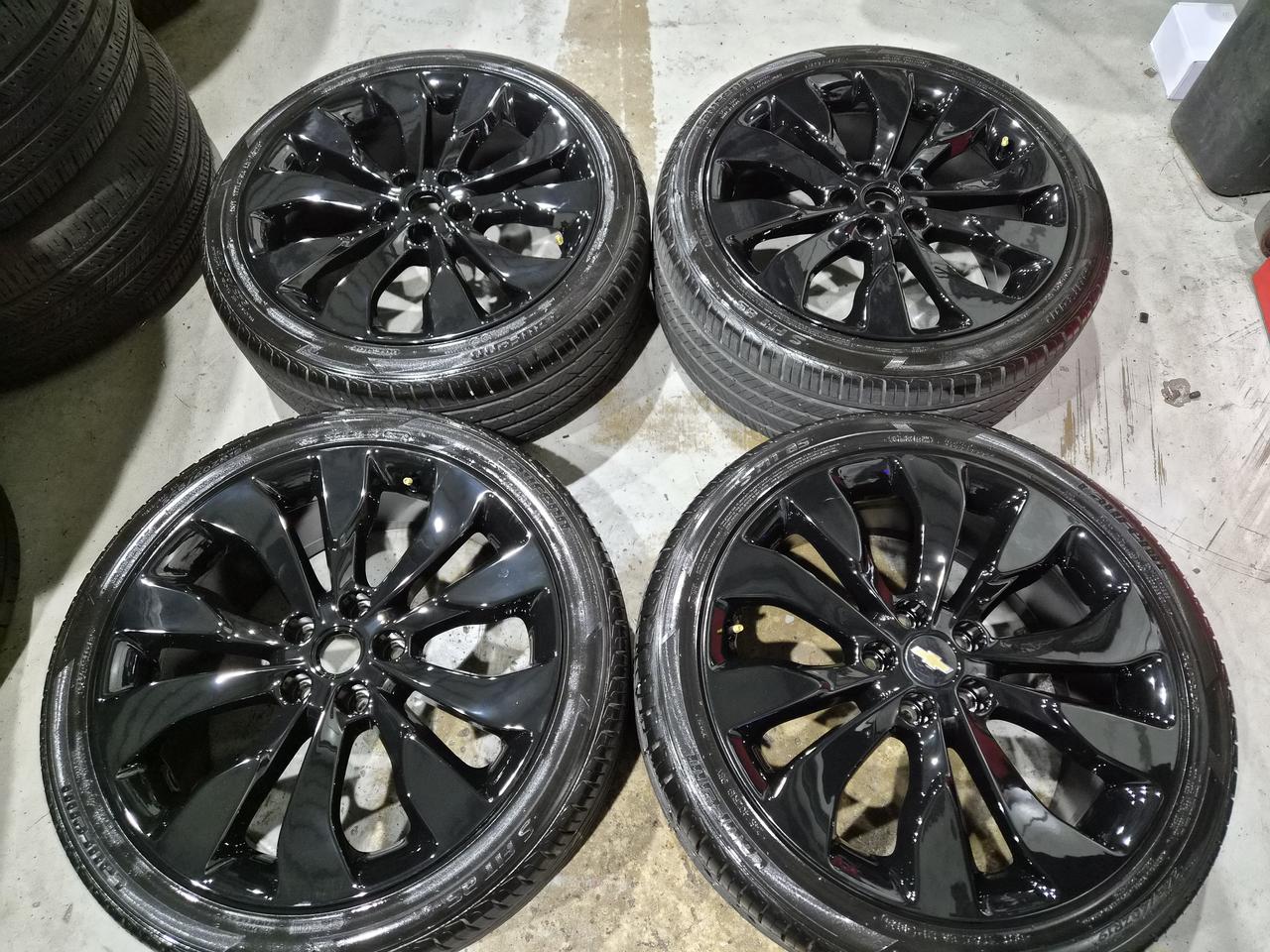 (판매) 올뉴말리부 블랙 19인치 휠타이어 판매합니다