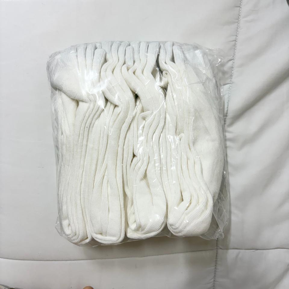 [새상품] 화이트 장목양말 흰양말 8켤레