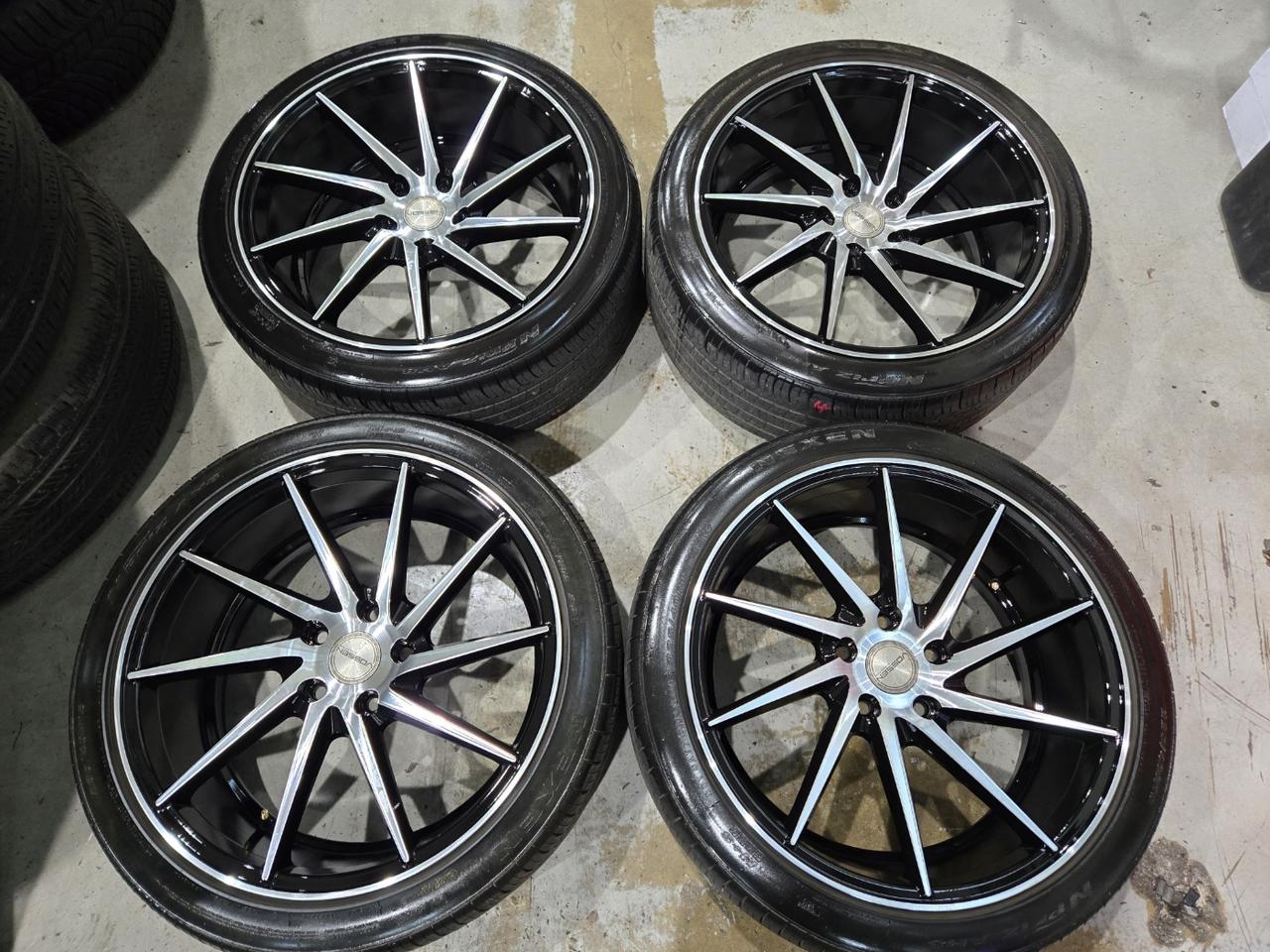 폭스바겐 골프 보센 18인치 휠타이어 판매합니다