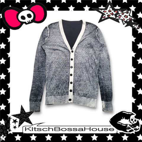 DEISEL 디젤 프린트 롱 슬리브 가디건