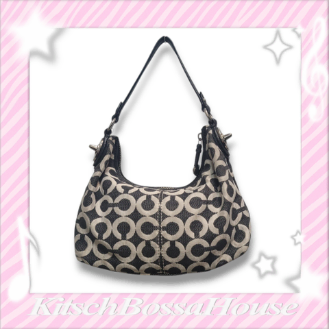 COACH 코치 패턴 미니 숄더 핸드백