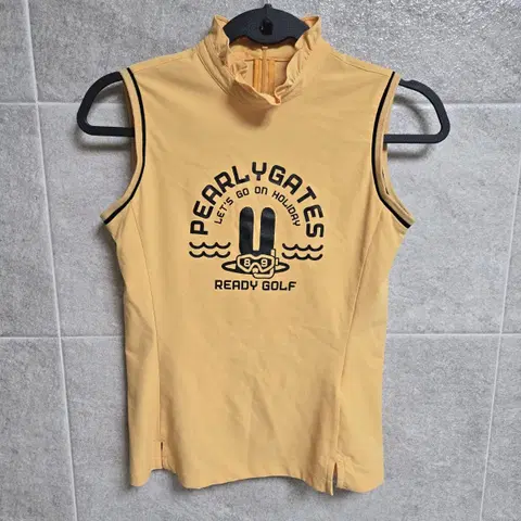 파리게이츠 여성 프릴넥 민소매 골프 티셔츠 0