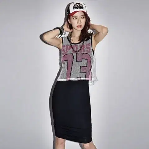 NBA 여성 매쉬 롱 나시 원피스 s