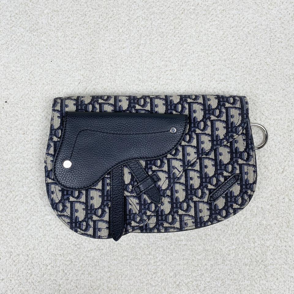 디올 크로스백 오블리크 새들 파우치